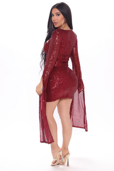 That Glimmer Glow Sequin Mini Dress ...